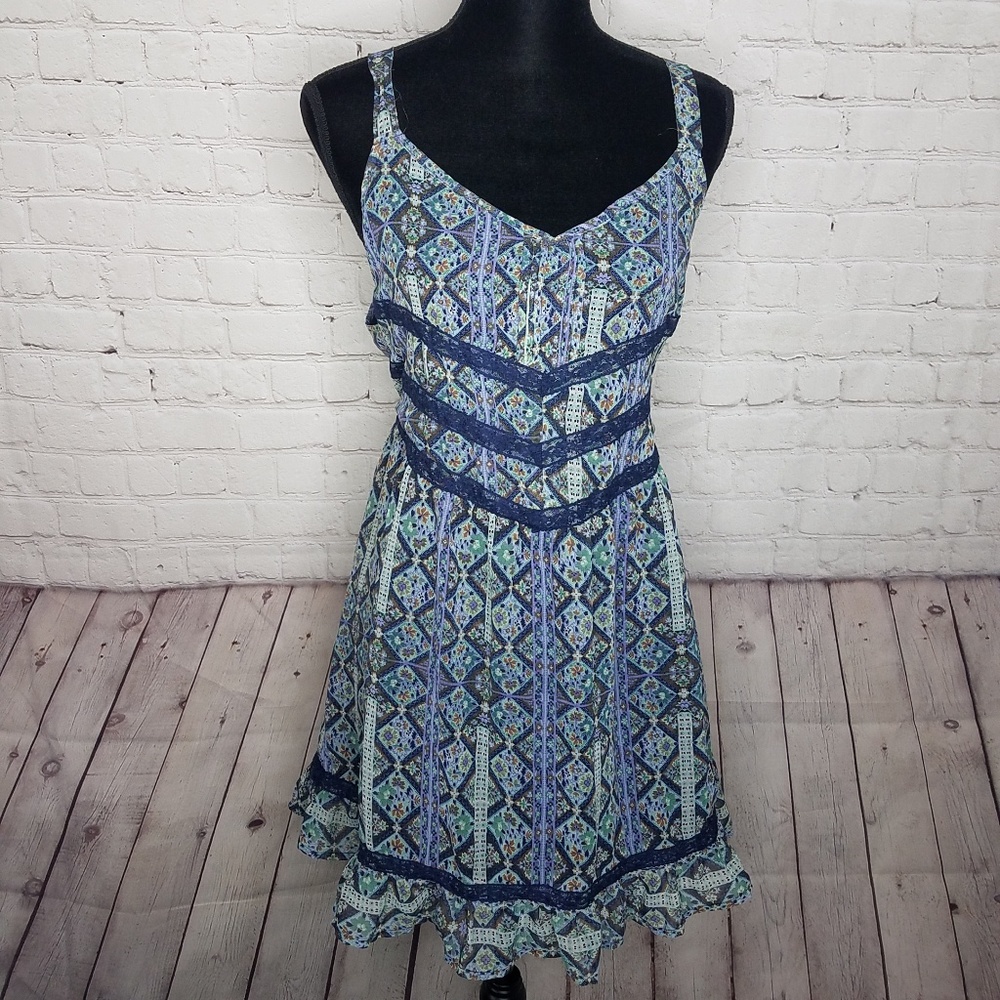 American Rag Tie Back Tank Mini Dress Size XL